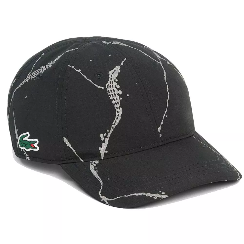 Casquette Lacoste Tennis Réfléchissante Noir