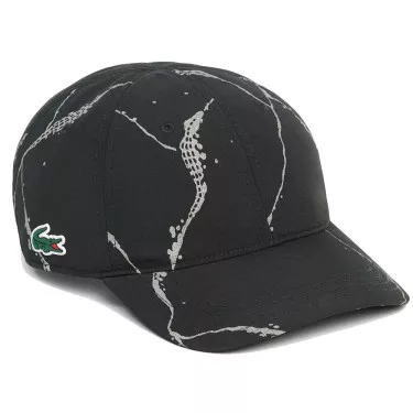 Casquette Lacoste Tennis Réfléchissante Noir