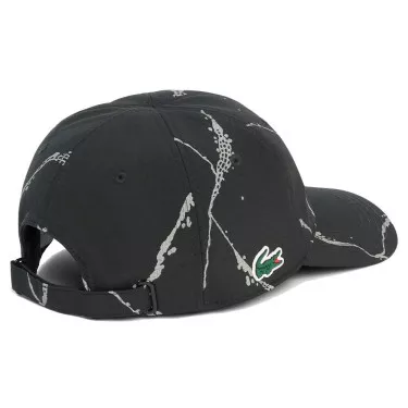 Casquette Lacoste Tennis Réfléchissante Noir