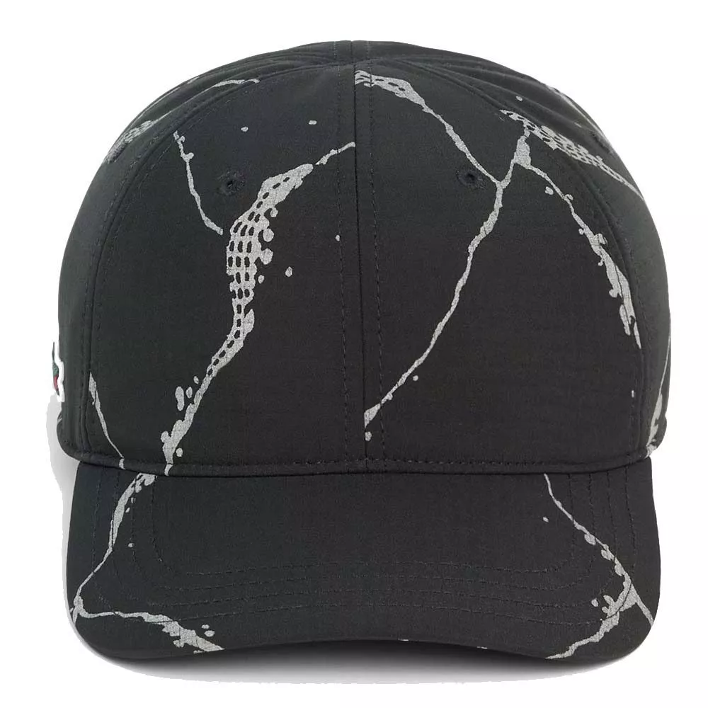 Casquette Lacoste Tennis Réfléchissante Noir