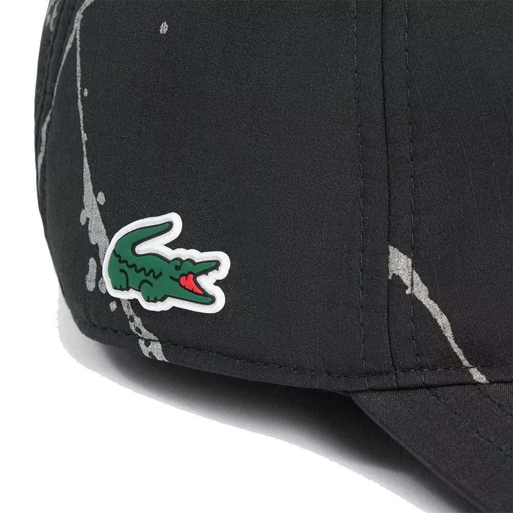 Casquette Lacoste Tennis Réfléchissante Noir