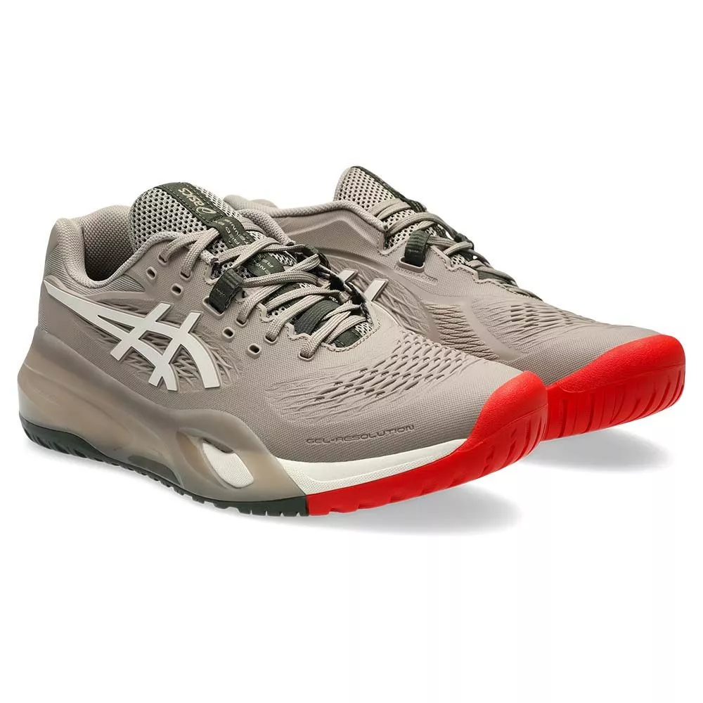 Chaussures Asics Gel Resolution X Gris Taupe