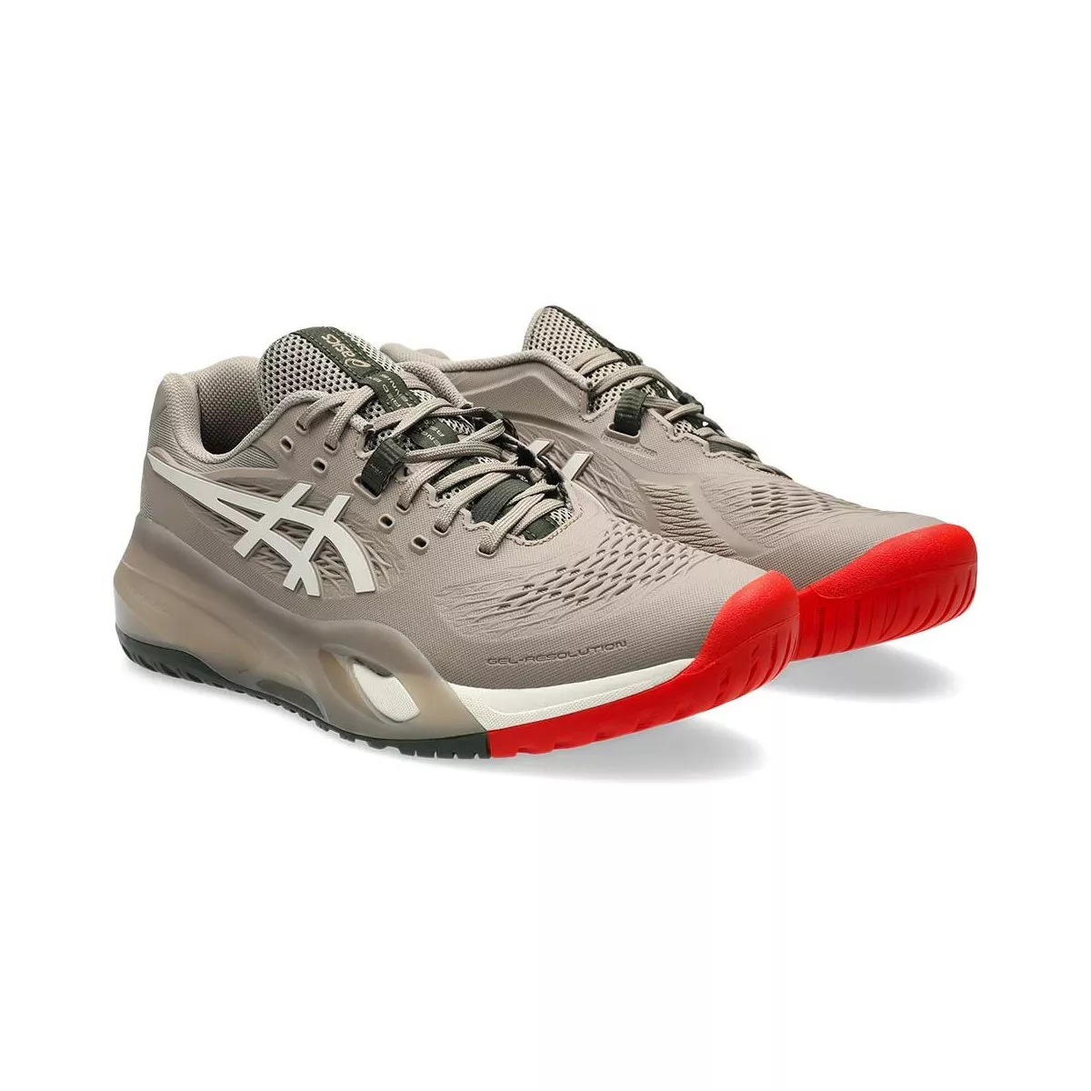 Chaussures Asics Gel Resolution X Gris Taupe