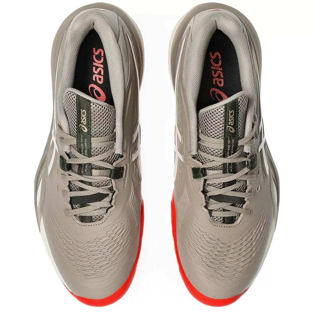 Chaussures Asics Gel Resolution X Gris Taupe