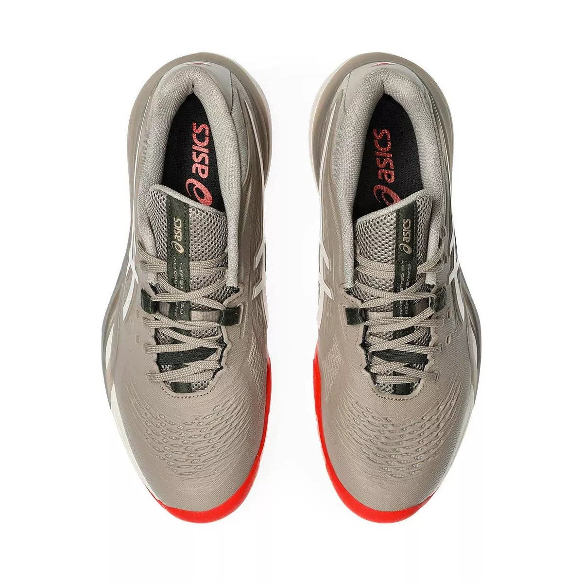 Chaussures Asics Gel Resolution X Gris Taupe