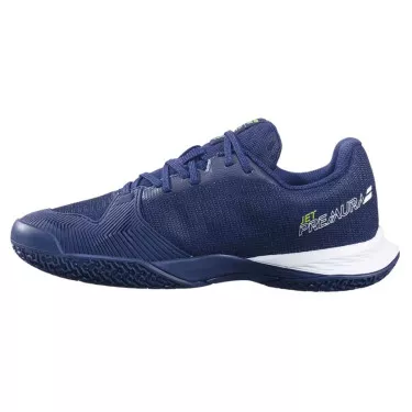 Babolat Jet Premura 2 Junior Padel Schoenen Donkerblauw / Flitsgroen