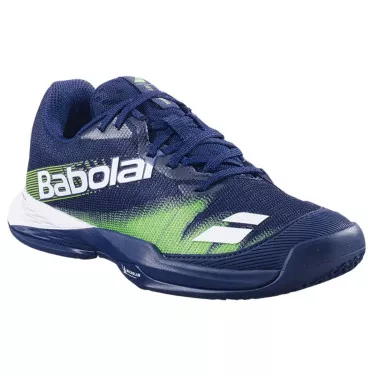 Babolat Jet Premura 2 Junior Padel Schoenen Donkerblauw / Flitsgroen