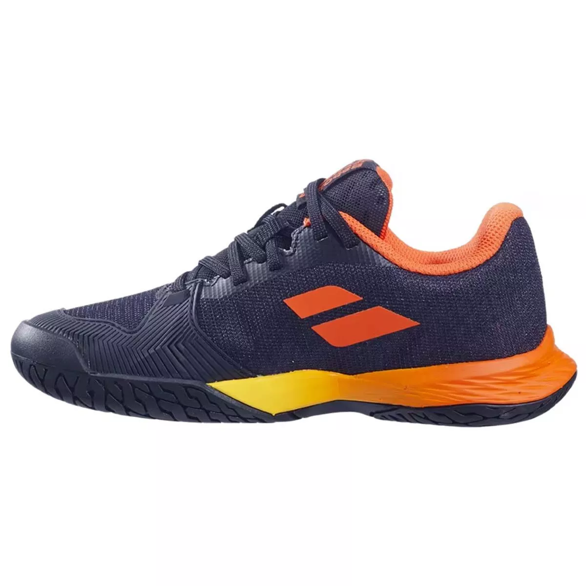 Chaussures Babolat Jet Mach 3 Junior AC Noir / Sunset