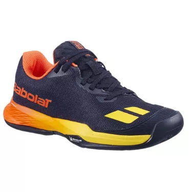 Chaussures Babolat Jet Mach 3 Junior AC Noir / Sunset