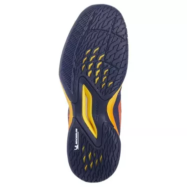 Chaussures Babolat Jet Mach 3 Junior AC Noir / Sunset