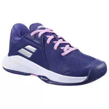 Chaussures Babolat Propulse Junior 3 AC Fille Violet / Argent