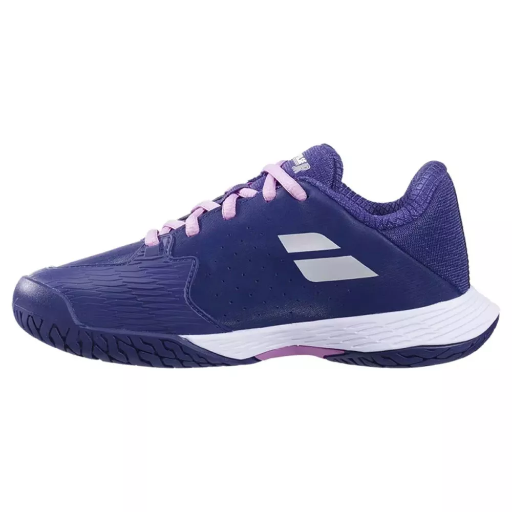 Chaussures Babolat Propulse Junior 3 AC Fille Violet / Argent