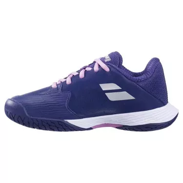 Chaussures Babolat Propulse Junior 3 AC Fille Violet / Argent