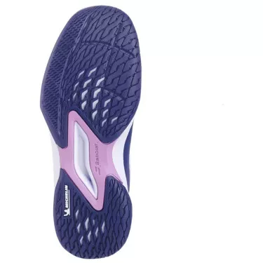 Chaussures Babolat Propulse Junior 3 AC Fille Violet / Argent