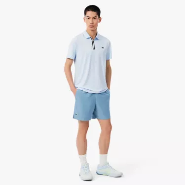 Lacoste Tennis Ultra Dry Reflecterende Short Blauw Grijs