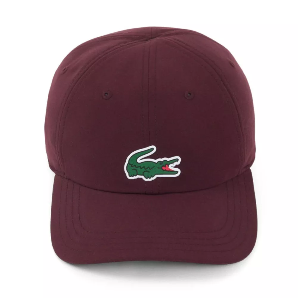 Casquette Lacoste Tennis x Novak Djokovic Marron châtaigne