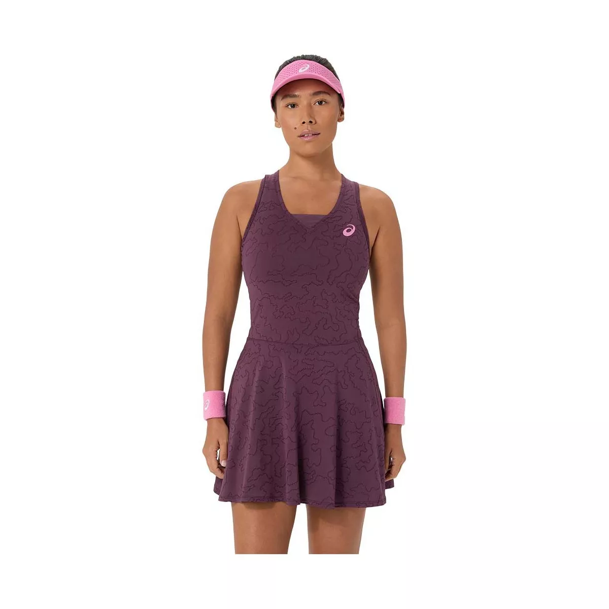 Asics Match Tennisjurk Dames Violet