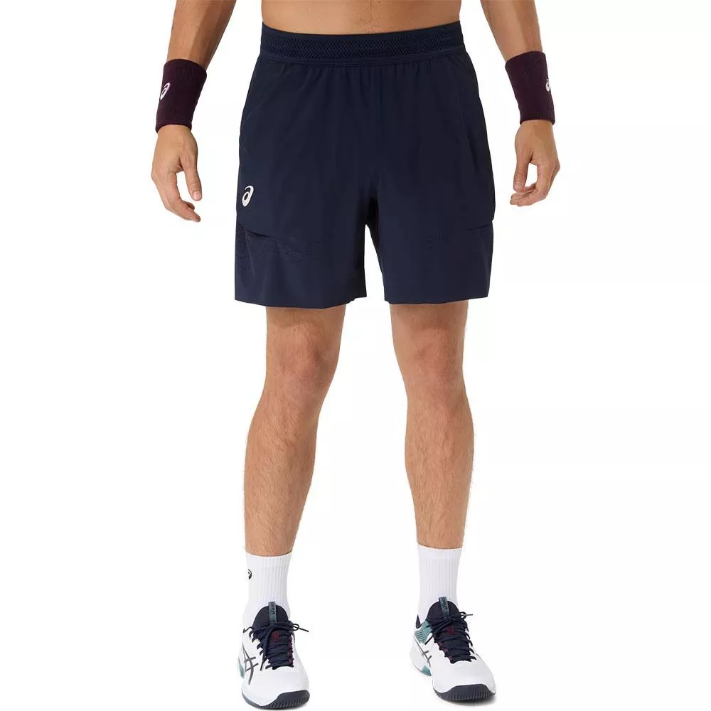 Asics Match Laser Cut Short Marineblauw
