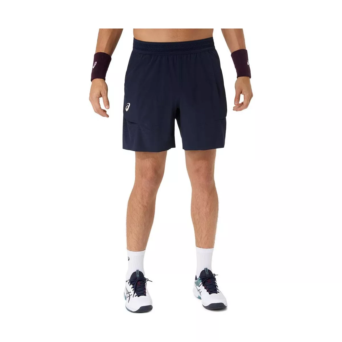 Asics Match Laser Cut Short Marineblauw