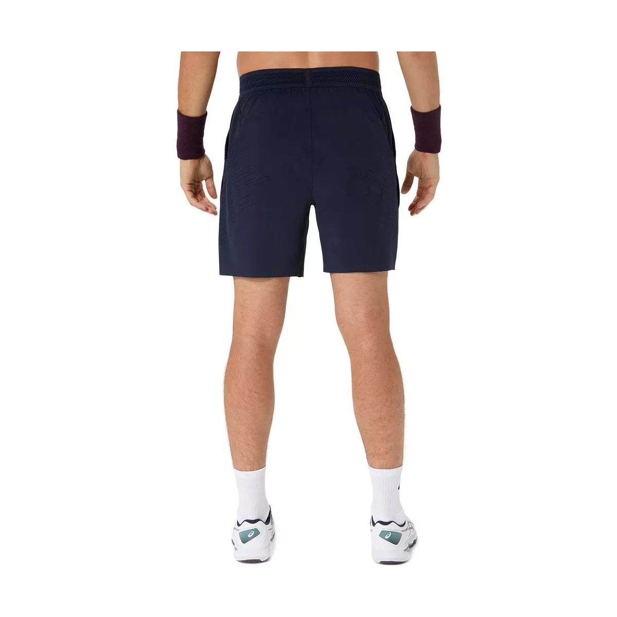 Asics Match Laser Cut Short Marineblauw