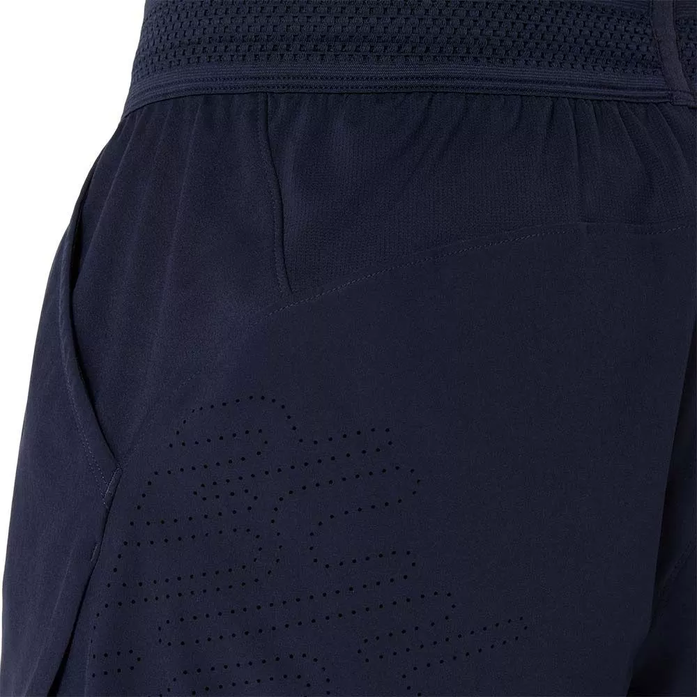 Asics Match Laser Cut Short Marineblauw