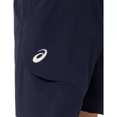 Asics Match Laser Cut Short Marineblauw