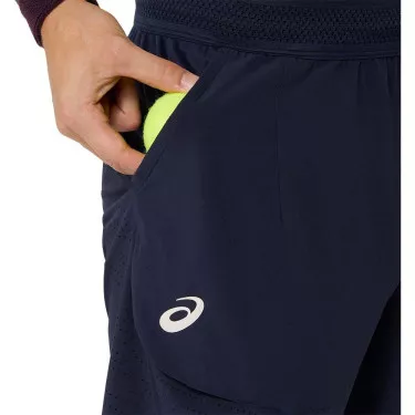 Asics Match Laser Cut Short Marineblauw