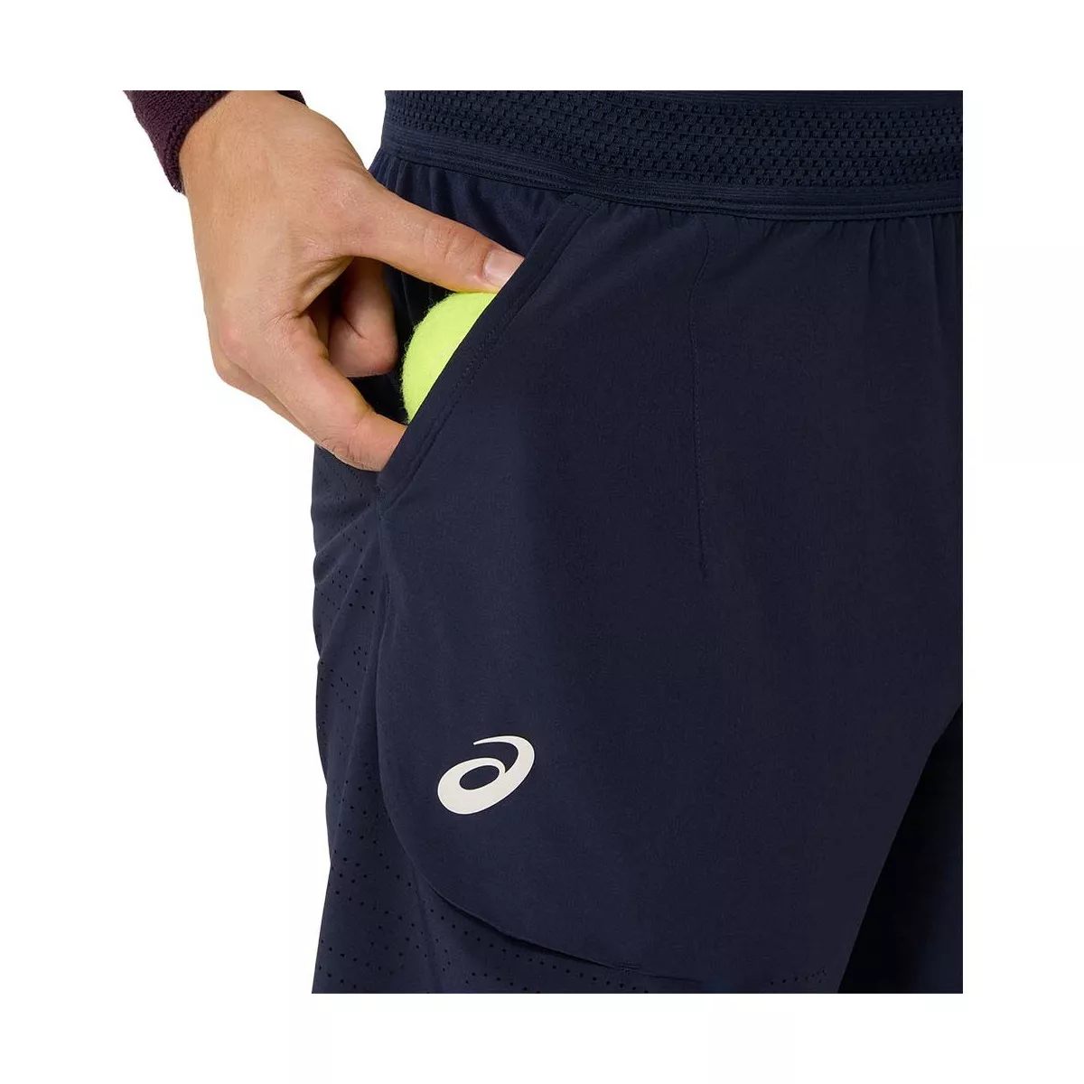 Asics Match Laser Cut Short Marineblauw