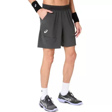 Asics Match Laser Cut Tennisshort Grijs