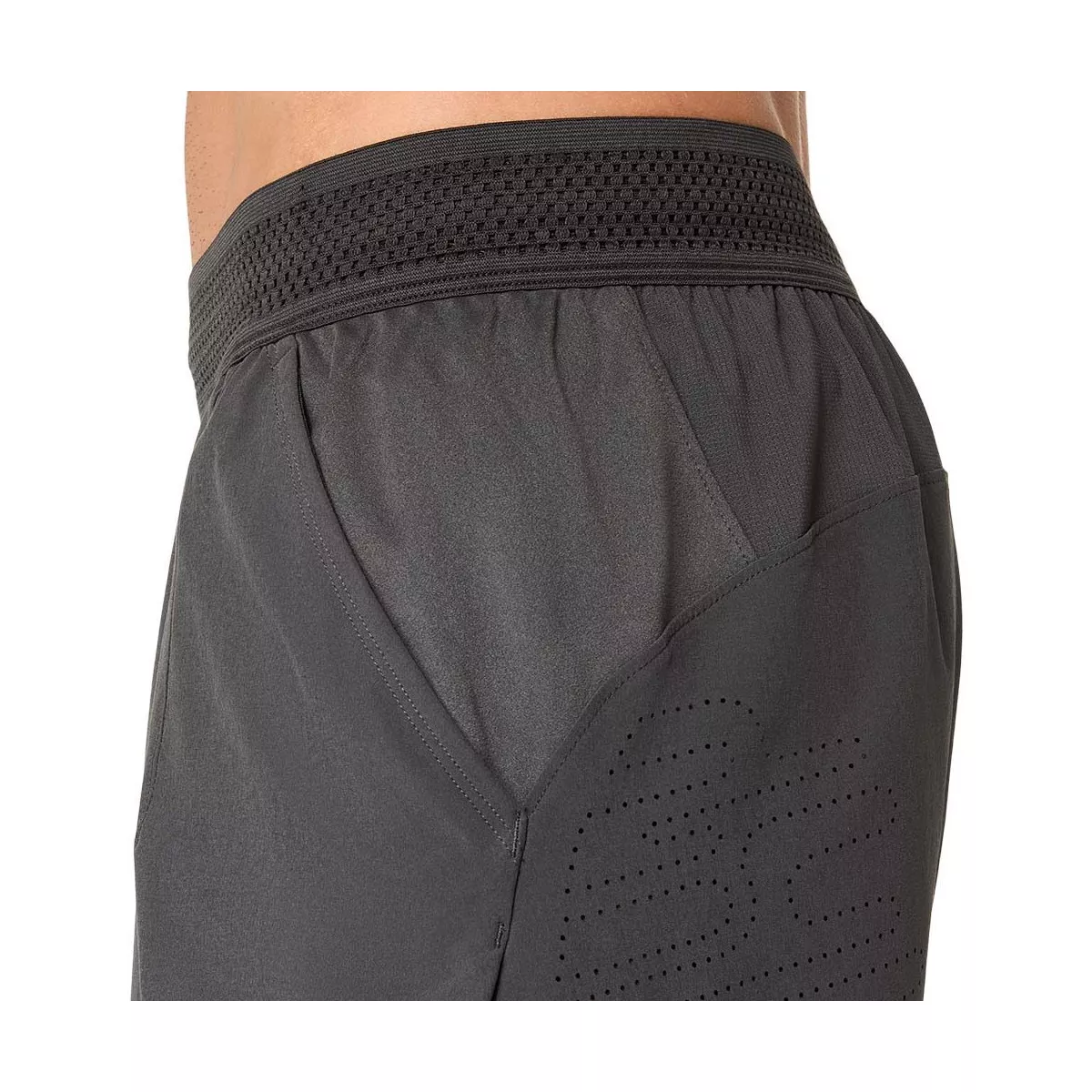 Asics Match Laser Cut Tennisshort Grijs