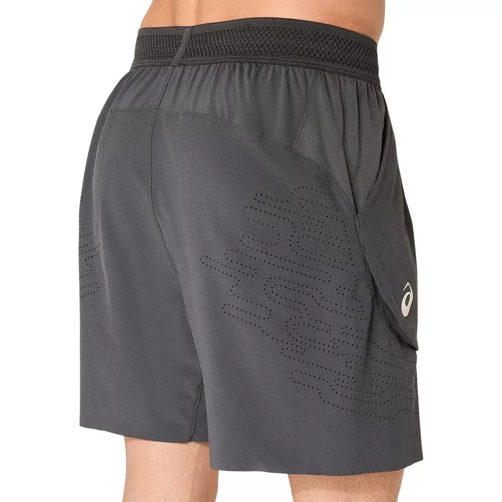 Asics Match Laser Cut Tennisshort Grijs