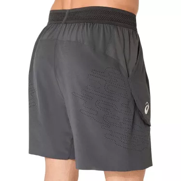 Asics Match Laser Cut Tennisshort Grijs