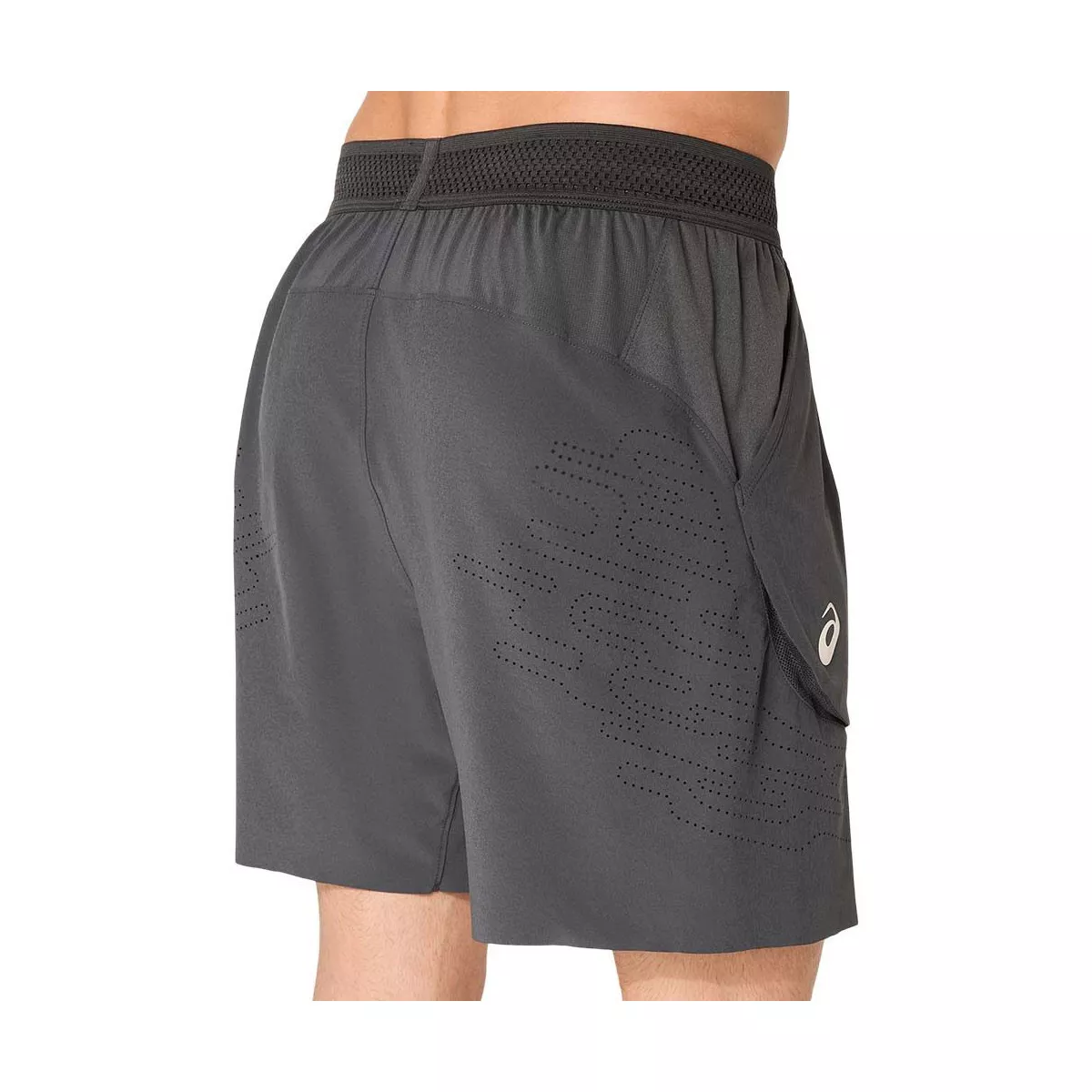Asics Match Laser Cut Tennisshort Grijs