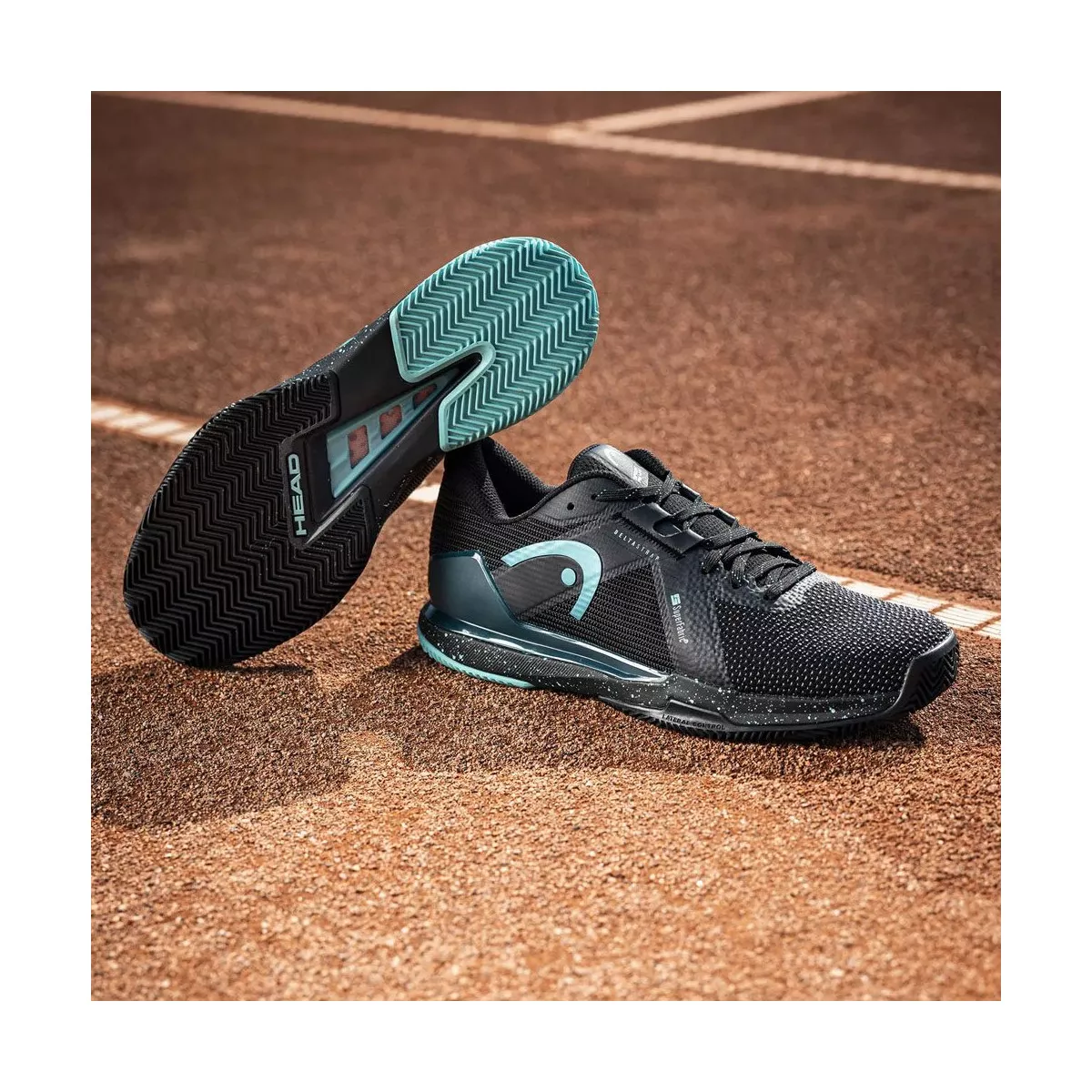 Head Sprint Pro 4.0 SF Gravel Tennisschoenen Zwart / Blauw