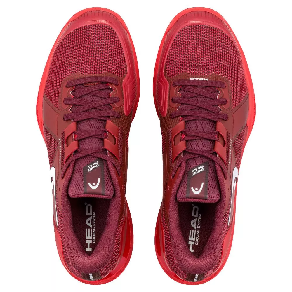 Head Sprint Pro 4.0 Tennisschoenen Rood / Donkerrood
