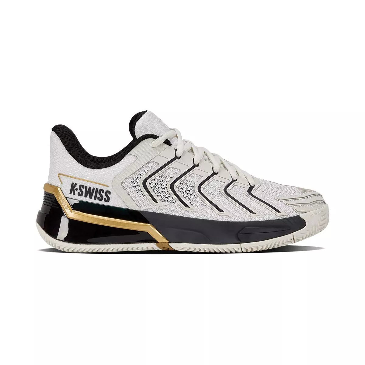 K-Swiss Ultrashot 4 Clay Schoenen Wit / Zwart / Goud