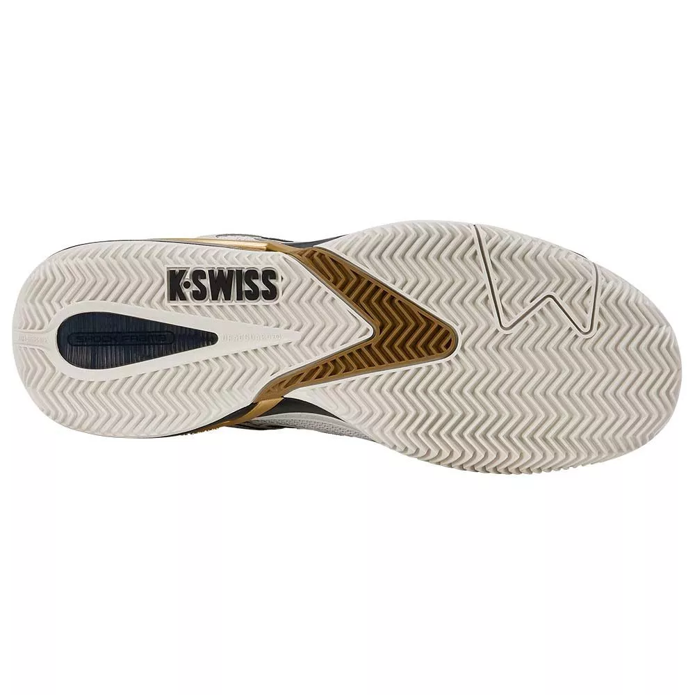 K-Swiss Ultrashot 4 Clay Schoenen Wit / Zwart / Goud
