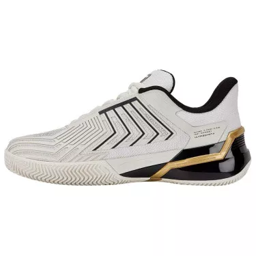 K-Swiss Ultrashot 4 Clay Schoenen Wit / Zwart / Goud