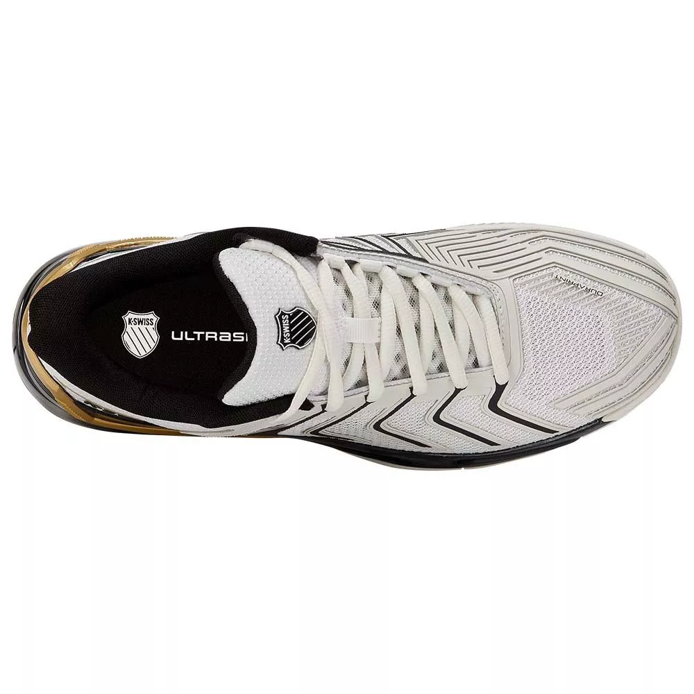 K-Swiss Ultrashot 4 Clay Schoenen Wit / Zwart / Goud