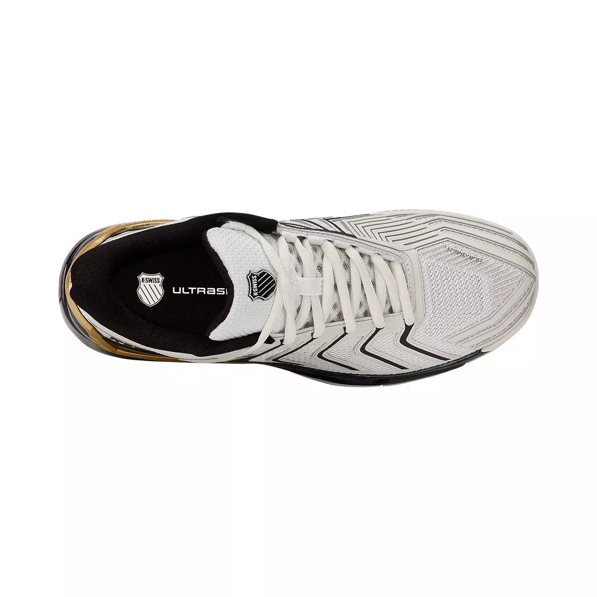 K-Swiss Ultrashot 4 Clay Schoenen Wit / Zwart / Goud