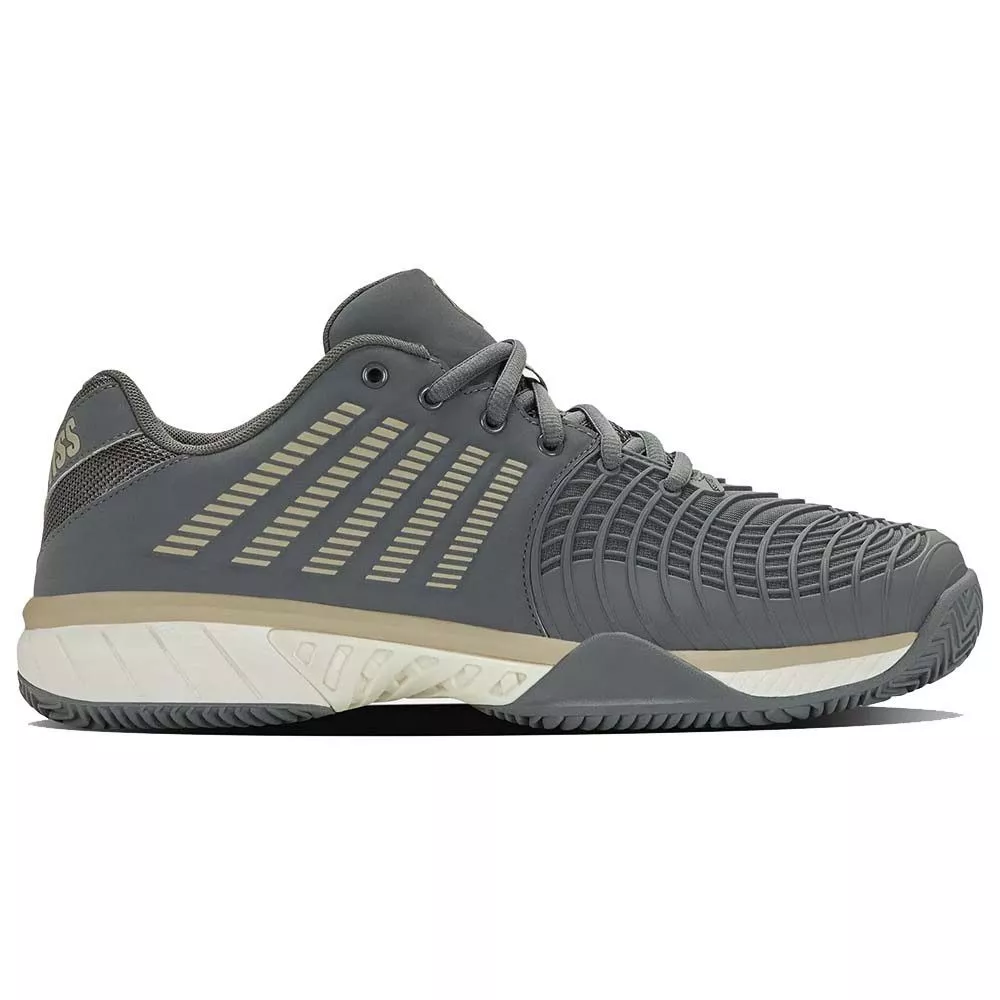 K-Swiss Express Light 3 Gravel Tennisschoenen Grijs / Kaki