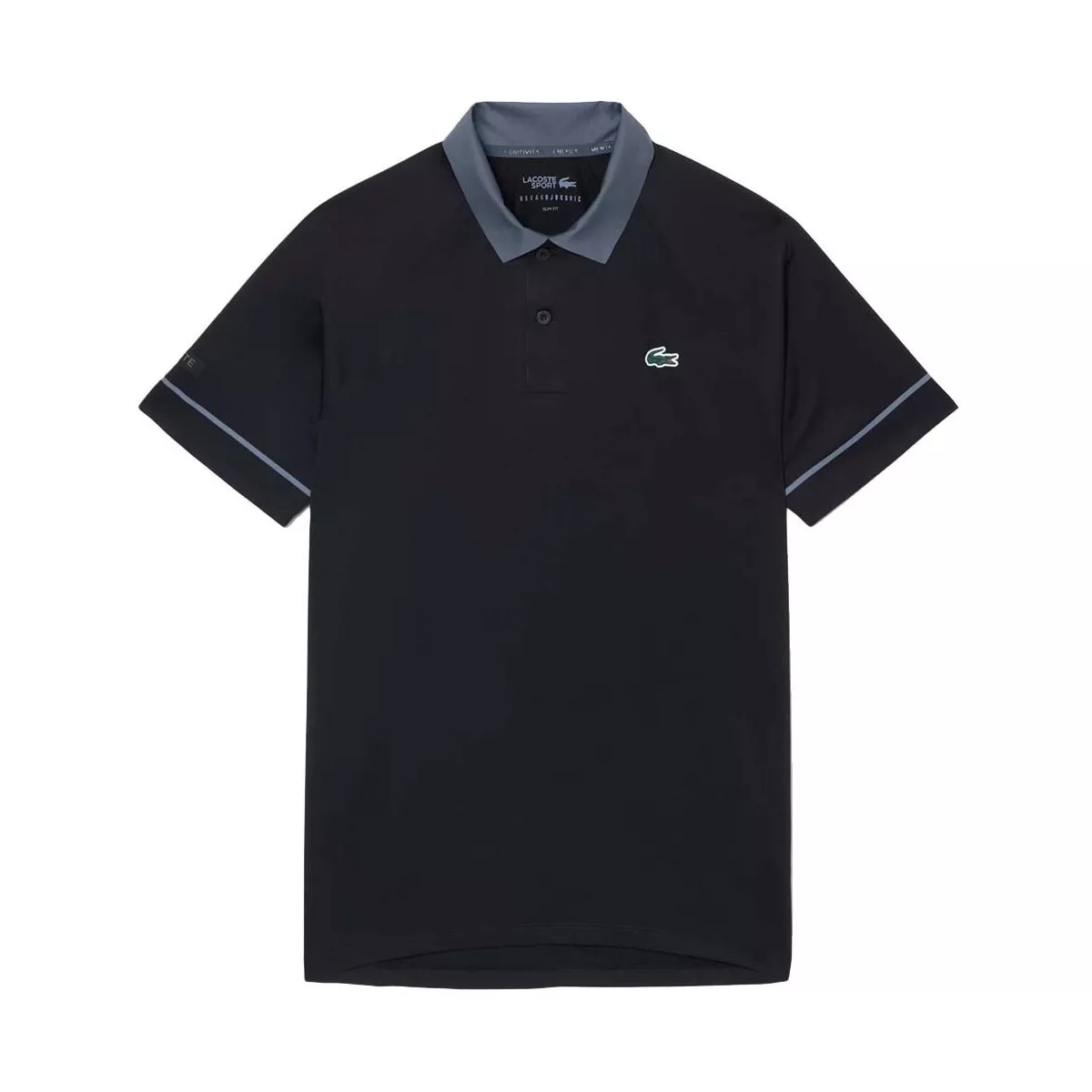 Polo Lacoste Tennis Novak Djokovic On Court Noir / Gris