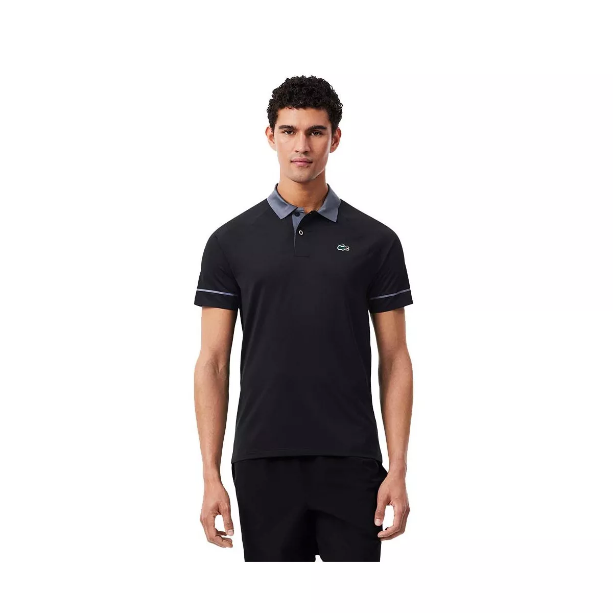 Polo Lacoste Tennis Novak Djokovic On Court Noir / Gris