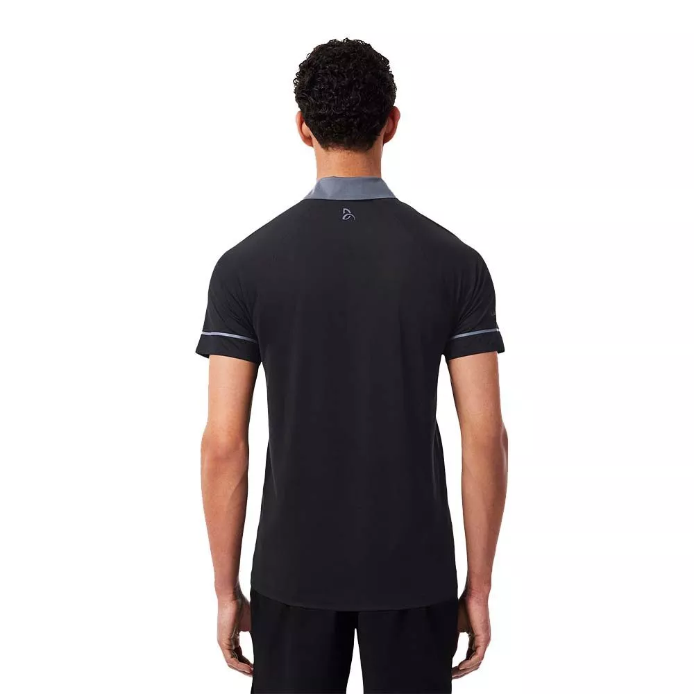 Polo Lacoste Tennis Novak Djokovic On Court Noir / Gris