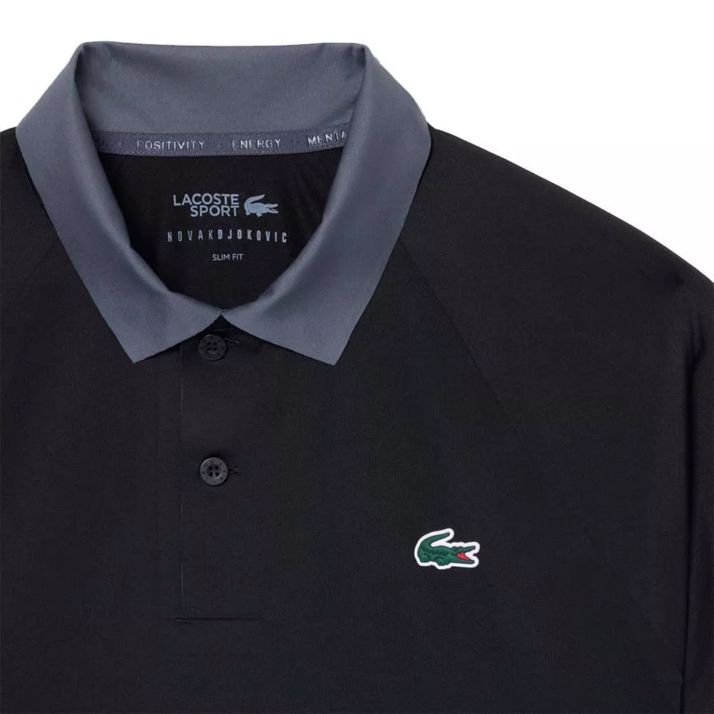 Polo Lacoste Tennis Novak Djokovic On Court Noir / Gris