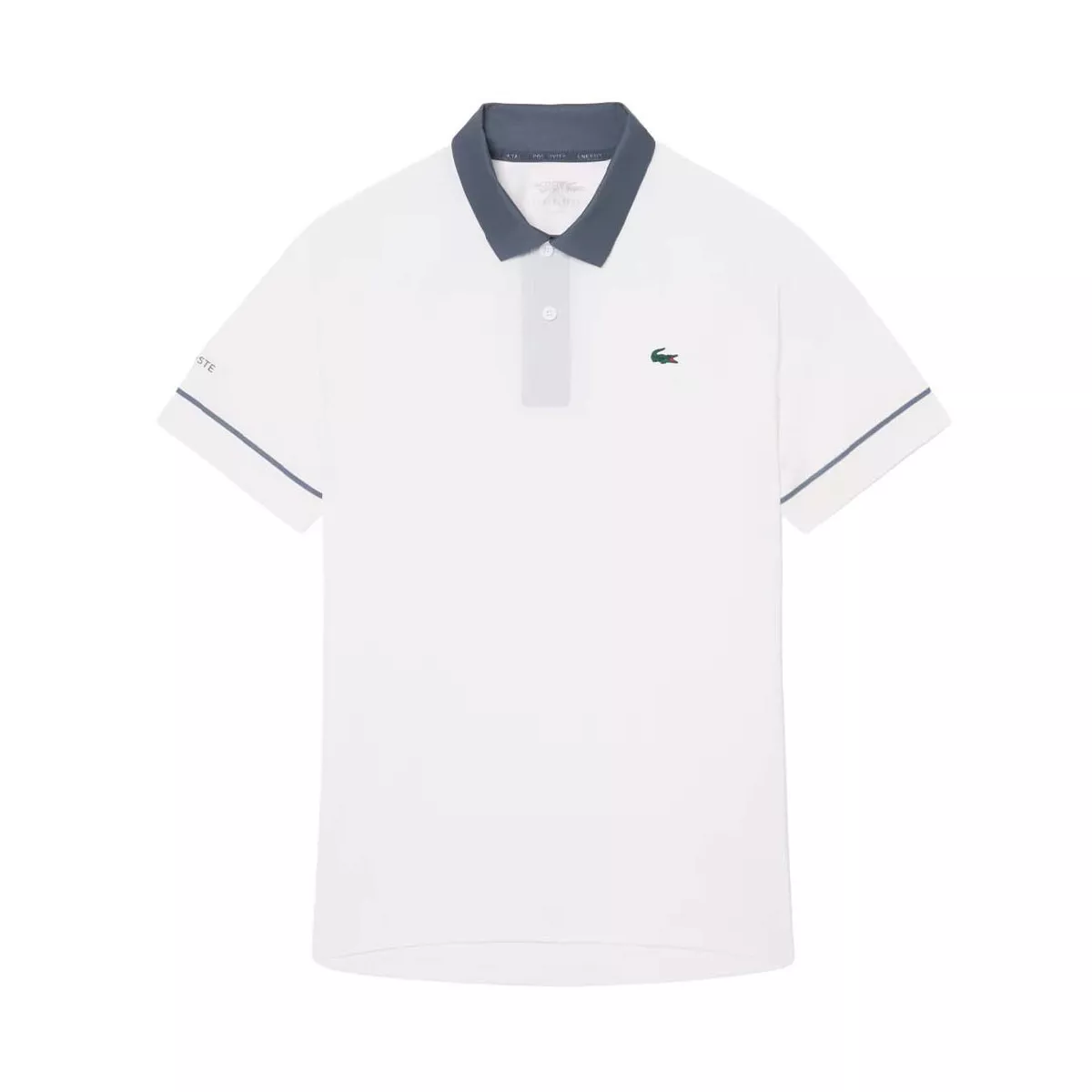 Polo Lacoste Tennis Novak Djokovic On Court Blanc / Gris