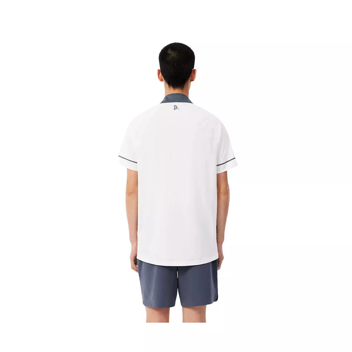 Polo Lacoste Tennis Novak Djokovic On Court Blanc / Gris