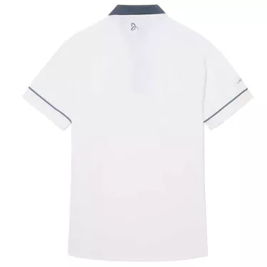 Polo Lacoste Tennis Novak Djokovic On Court Blanc / Gris