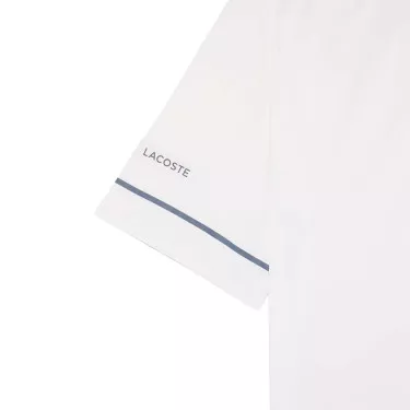 Polo Lacoste Tennis Novak Djokovic On Court Blanc / Gris