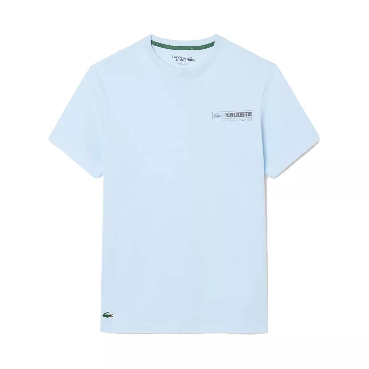 T-Shirt Lacoste Sport Ultra Dry Imprimé Bleu clair / Bleu